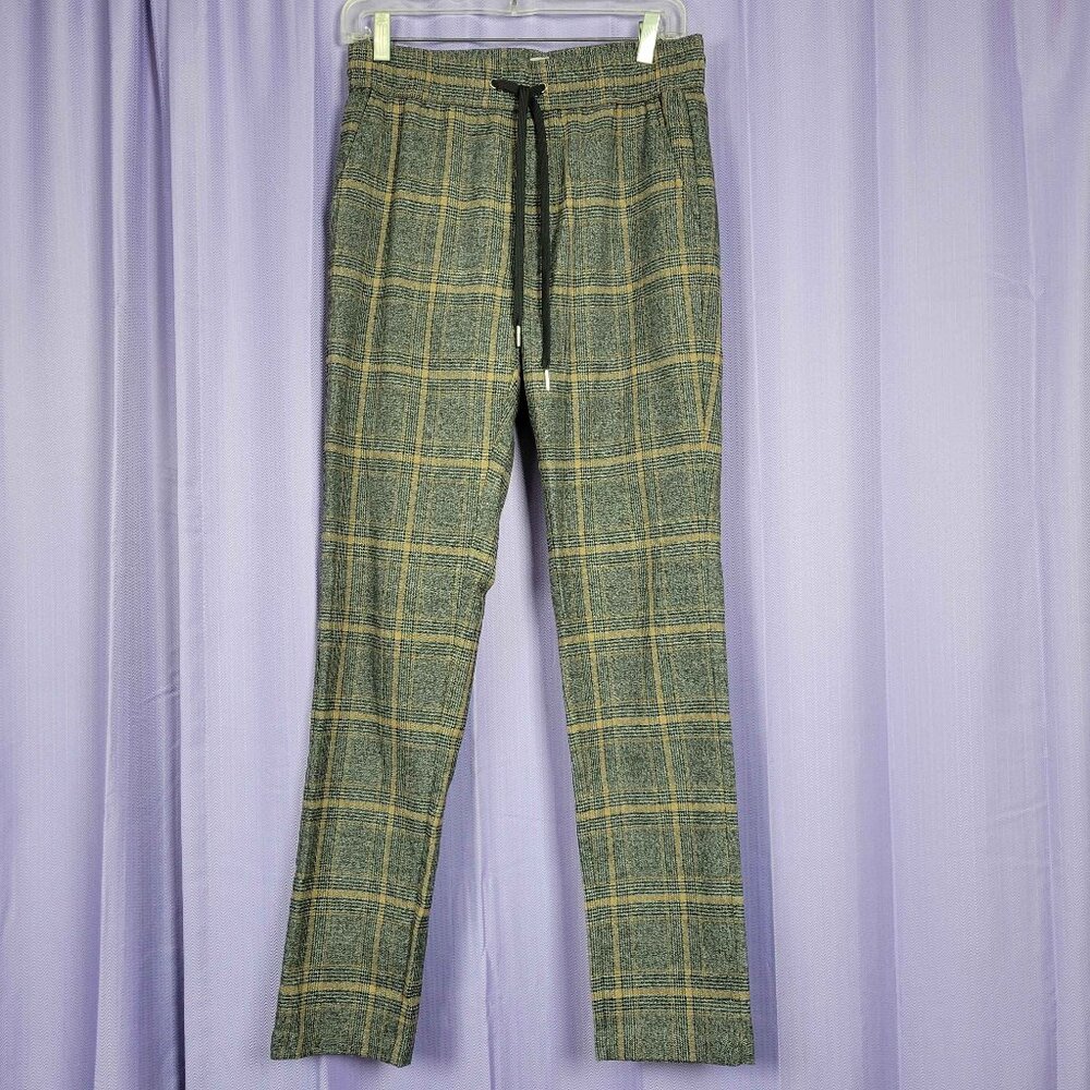 Hot Topic Elastic Waistband Plaid Pants